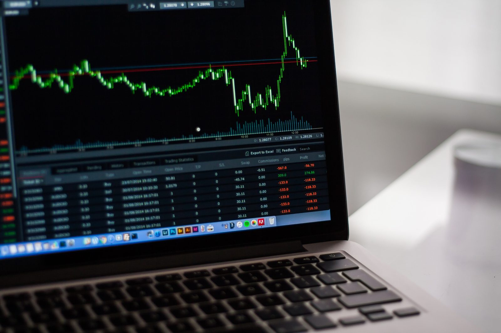 Financial charts and figures on a printed report, illustrating LLP cash-flow and borrowing analysis