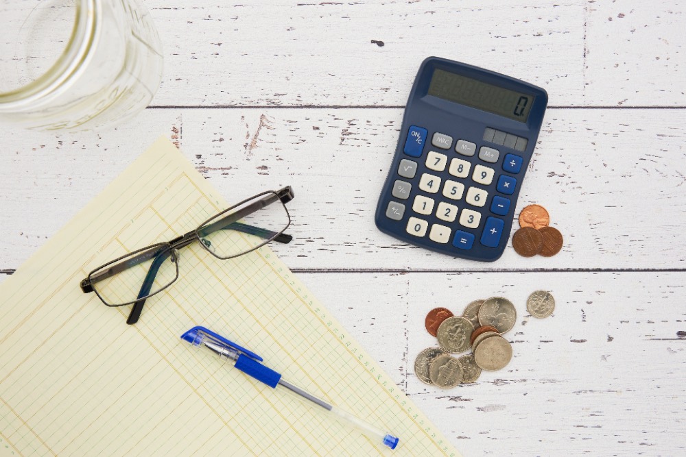 Business finance and paperwork