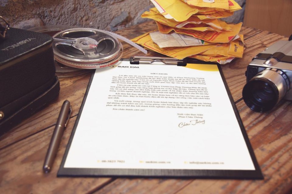 Business finance and paperwork